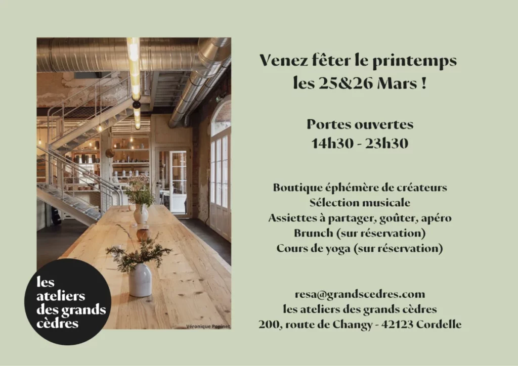 ateliers grands cedres fete printemps mars 2023